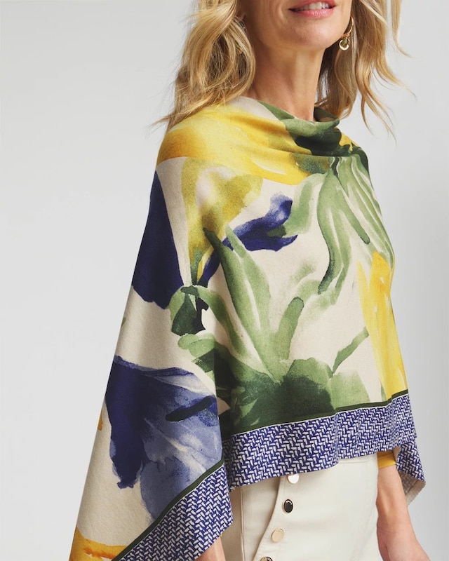 Convertible Drape Poncho - image 4